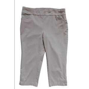 Women's Chico's Beige Cropped Pants Size 2.5